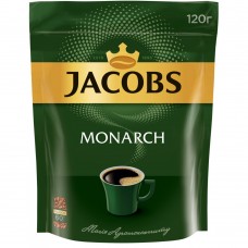 Кофе растворимый Jacobs Monarch, 120г , пакет