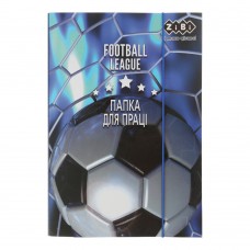 Папка для труда FOOTBALL, картонная, на резинке А4+ (300х212х28мм), KIDS Line