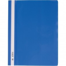 Папка-швидкозшивач з механізмом "вусики", А4, 120/160 мкм, синя