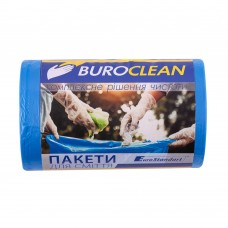 Пакеты для мусора 35л/100 шт, синие, 500х600мм, 8мкм, ПНД (HDPE), BuroClean EuroStandart