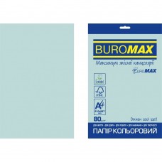 Бумага цветная PASTEL, EUROMAX, голубая, 20 л., А4, 80 г/м²