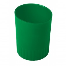 Стакан пластиковый для письменных принадлежностей, JOBMAX, зеленый
