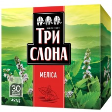 Чай травяной 1.4г*30, пакет, "Мелисса", ТРИ СЛОНА
