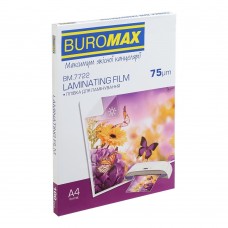 Плівка для ламінування, 75 мкм, A4 (216x303мм), глянцева, по 100 шт.в упаковці