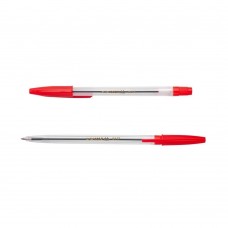 Ручка шариковая CLASSIC (тип "корвіна"), 0,7 мм, пласт.корпус, красные чернила