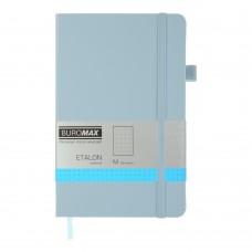 Книга записна ETALON 125*195, 96 арк., точка, обкл. штучна шкіра, блакитний