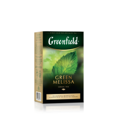 Чай зеленый 85г, лист, "Green Melissa", GREENFIELD