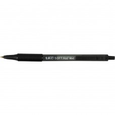 Ручка "SOFT CLIC GRIP", с грипом, черный