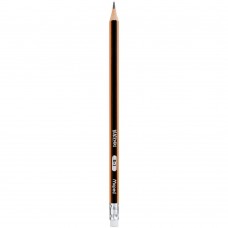 Олівець графітовий BLACK PEPS, B, з ластиком