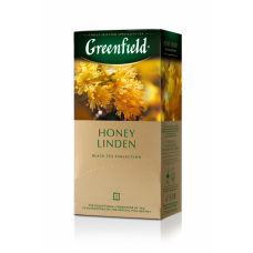 Чай черный 1.5г*25*10, пакет, "Honey Linden", GREENFIELD