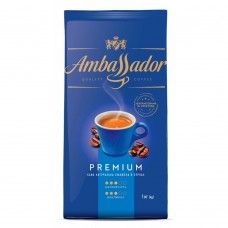 Кава в зернах 1000г*6, пакет, "Blue Label", AMBASSADOR PREMIUM (PL)