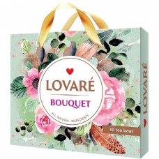 Чай асорті «Bouquet» 6 видів пакетиків по 5 шт, LOVARE