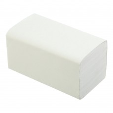 Рушники паперові целюлозні V-подібні 21х22 см, 160 листів, 2-х шар., білий PAPERO