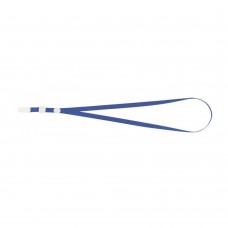 Шнурок с клипом для бейджа-идентификатора, 460х10 мм, синий