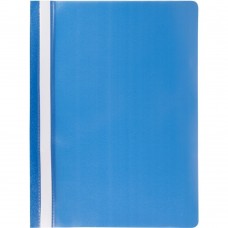 Папка-скоросшиватель с механизмом "усики", JOBMAX, А4, 110/110 мкм, синяя