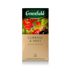 Чай чорний Currant & Mint 2гх25шт, "Greenfield ", пакет