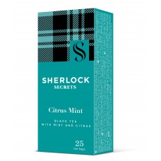 Чай чорний 2г*25, пакет, "Citrus Mint", Sherlock Secrets