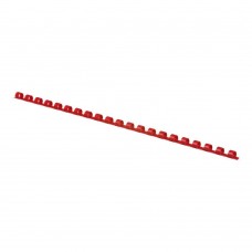 Пластикові пружини для палітурки, d 8мм, А4, 40 арк., круглі, червоні, по 100 шт. в упаковці