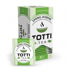 Чай зелений TOTTI Tea «Весняний жасмин», пакетований, 2г*25*32