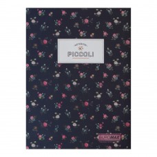 Записна книжка PICCOLI, А5, 80 арк., клітинка, інтегральна обкладинка, темно-синя