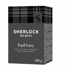 Чай чорний листовий 100г "Earl Grey", Sherlock Secrets