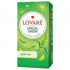 Чай зелений 1.5г*24, пакет, "Special green", LOVARE