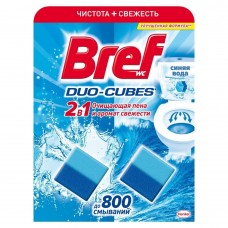 Очищающие кубики д/туалета BREF Duo-Cubes 2в1, 100г