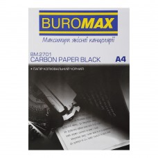 Бумага копировальная, черная, А4, 100 л.