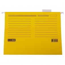 Файл підвісний картонний, А4, жовтий, по 10 шт. в упаковці