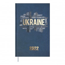 Щоденник датов. 2022 UKRAINE, A6, синій