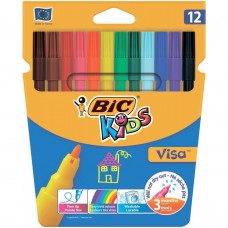 Фломастери "Kids Visa 880", 12 кольорів