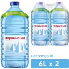 Вода мінеральна негазована, 6л, "Моршинська", ПЕТ