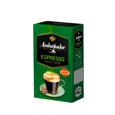 Кофе молотый Ambassador Espresso, вак.уп. 450г*12 (PL)