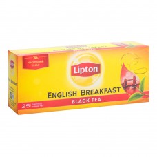 Чай чорний ENGLISH BREAKFAST, 25х2г, "Lipton", пакет
