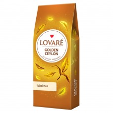 Чай чорний 80г, лист, "Golden Ceylon", LOVARE