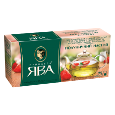 Чай зелёный 1.5г*25 пакет, "Клубничное настроение", ПРИНЦЕССА ЯВА