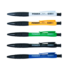 Ручка шариковая автоматическая POWER, JOBMAX, 0,7 мм, синие чернила