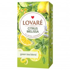 Чай зелений 1.5г*24, пакет, "Citrus Melissa", LOVARE