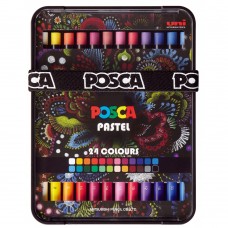 Пастель восковая POSCA PASTEL, 24 цветов