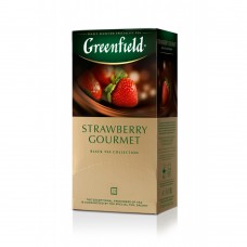 Чай чорний 1.5г*25*10, пакет, "Strawberry Gourmet", GREENFIELD