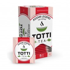 Чай чорний TOTTI Tea «Легендарний Ассам», пакетований, 2г*25*32