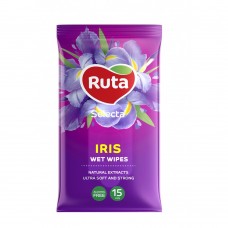 Серветки вологі "Ruta Selecta" Iris 15 шт, з екстрактом ірису