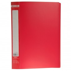 Папка пластикова з 30 файлами, JOBMAX, А4, червона