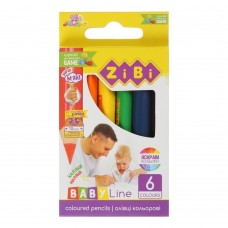 Кольорові олівці mini JUMBO, 6 кольорів, BABY Line