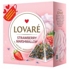 Чай зелёный 2г*15, пакет, "Strawberry marshmallow", LOVARE