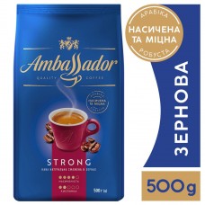 Кава в зернах 500г*6, пакет, "Strong", AMBASSADOR (PL)