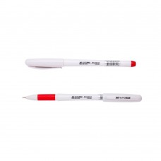 Ручка гелевая SYMPHONY, 0,5 мм, резиновый грип, пласт. корпус, красные чернила