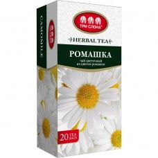 Чай цветочный 1г*20, пакет, "Ромашка", ТРИ СЛОНА