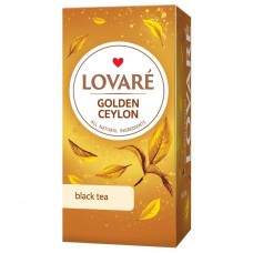 Чай чёрный 2г*24, пакет, "Golden Ceylon", LOVARE