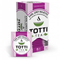 Чай черный TOTTI Tea «Ерл Грей Маджестік», пакетированный, 2г*25*32